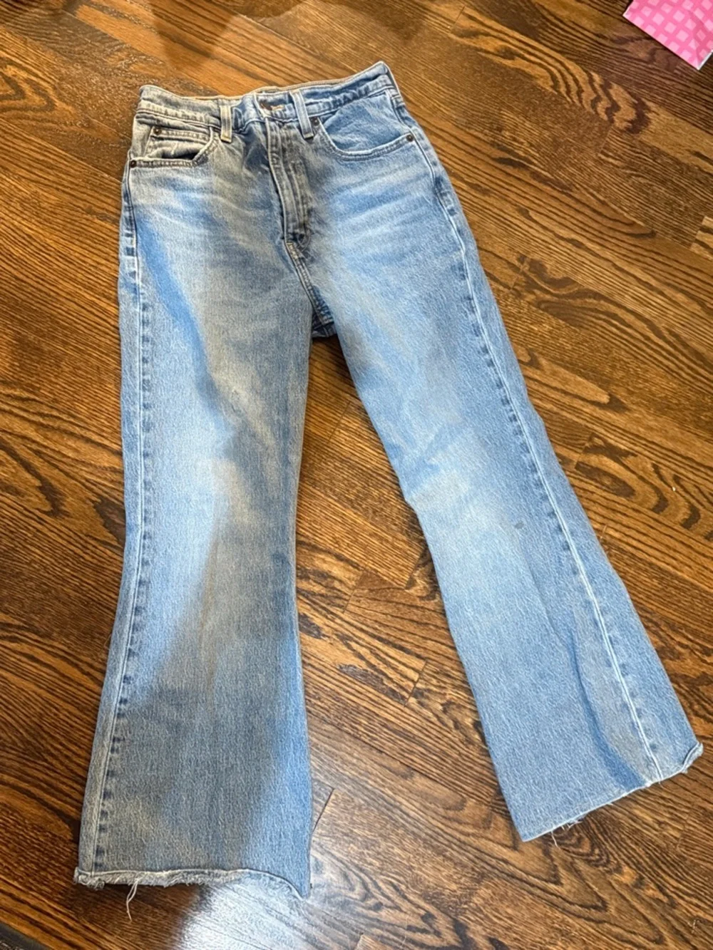 Levi's Premium 70s High Flare Jeans Sonoma Walks Light Wash W26 L32